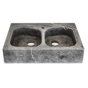 Lavandino in Marmo Grigio Tunisi