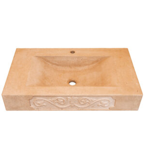 Lavello Bagno in Marmo Perlatino Turco