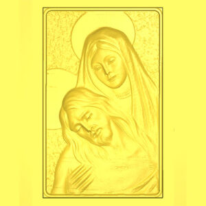 Cristo e Madonna 3 - 3d Model STL