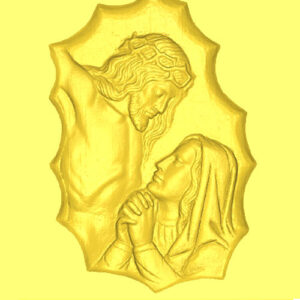 Cristo e Madonna 5 - 3d Model STL