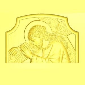 Cristo con croce - 3d Model STL
