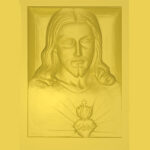 Cristo con cuore 3 - 3d Model STL