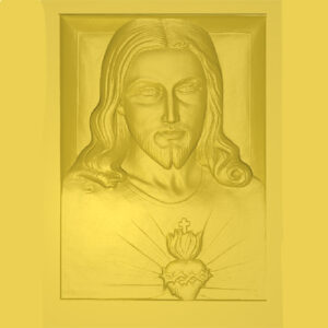 Cristo con cuore 3 - 3d Model STL