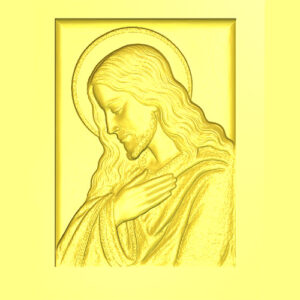 Cristo con mani in petto - 3d Model STL