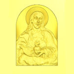 Cristo cuore in mano - 3d Model STL