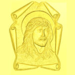 Cristo dentro la pergamena - 3d Model STL