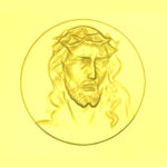 Cristo in moneta - 3d Model STL