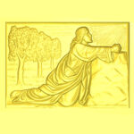 Cristo inginocchiato- 3d Model STL