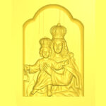 Madonna con bambino 2 - 3d Model STL