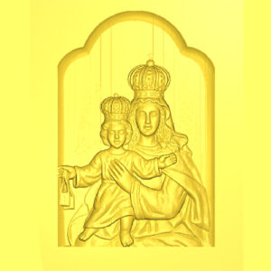 Madonna con bambino 2 - 3d Model STL