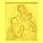 Madonna con bambino 3 - 3d Model STL