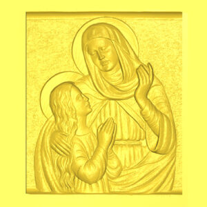 Madonna con bambino 3 - 3d Model STL