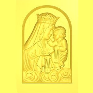 Madonna con bambino - 3d Model STL