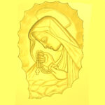 Madonna con corona - 3d Model STL