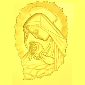 Madonna con corona - 3d Model STL