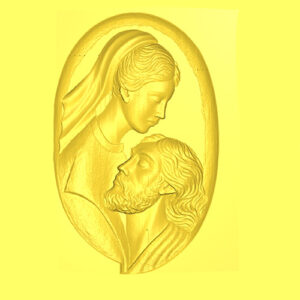 Madonna con Cristo - 3d Model STL