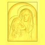 Madonna con Cristo 7 - 3d Model STL