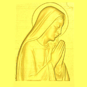 Madonna con mani giunte - 3d Model STL