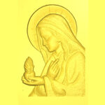 Madonna con mani in petto - 3d Model STL