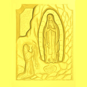 Madonna di Lourdes - 3d Model STL