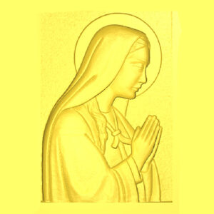 Madonna in preghiera- 3d Model STL