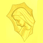 Madonna in stella- 3d Model STL
