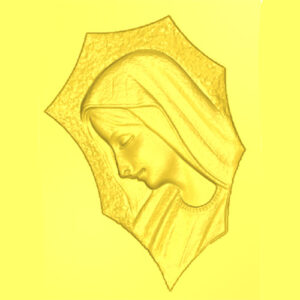 Madonna in stella- 3d Model STL