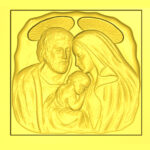 Sacra Famiglia 2- 3d Model STL