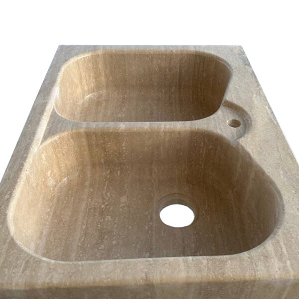 Lavabo in Travertino Classico - immagine 3