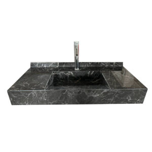 Lavabo in Gress Porcellanato Nero Portoro